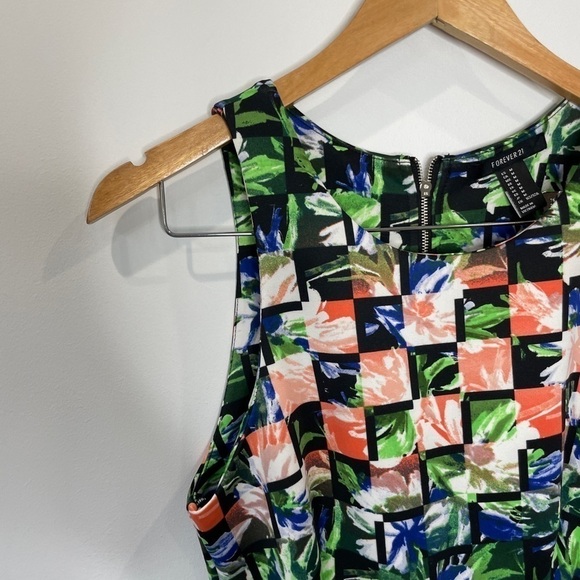 Forever21 Multi-Color Sleeveless Midi Dress - Picture 3 of 6